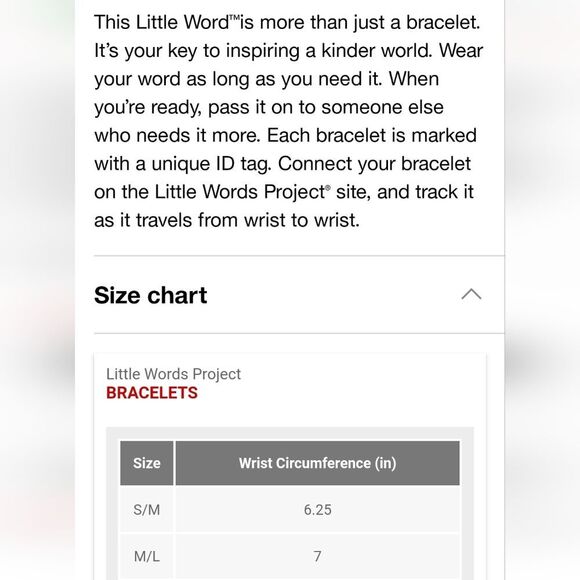 Little Words Project, "Manifest" Beaded Bracelet - Picture 7 of 8
